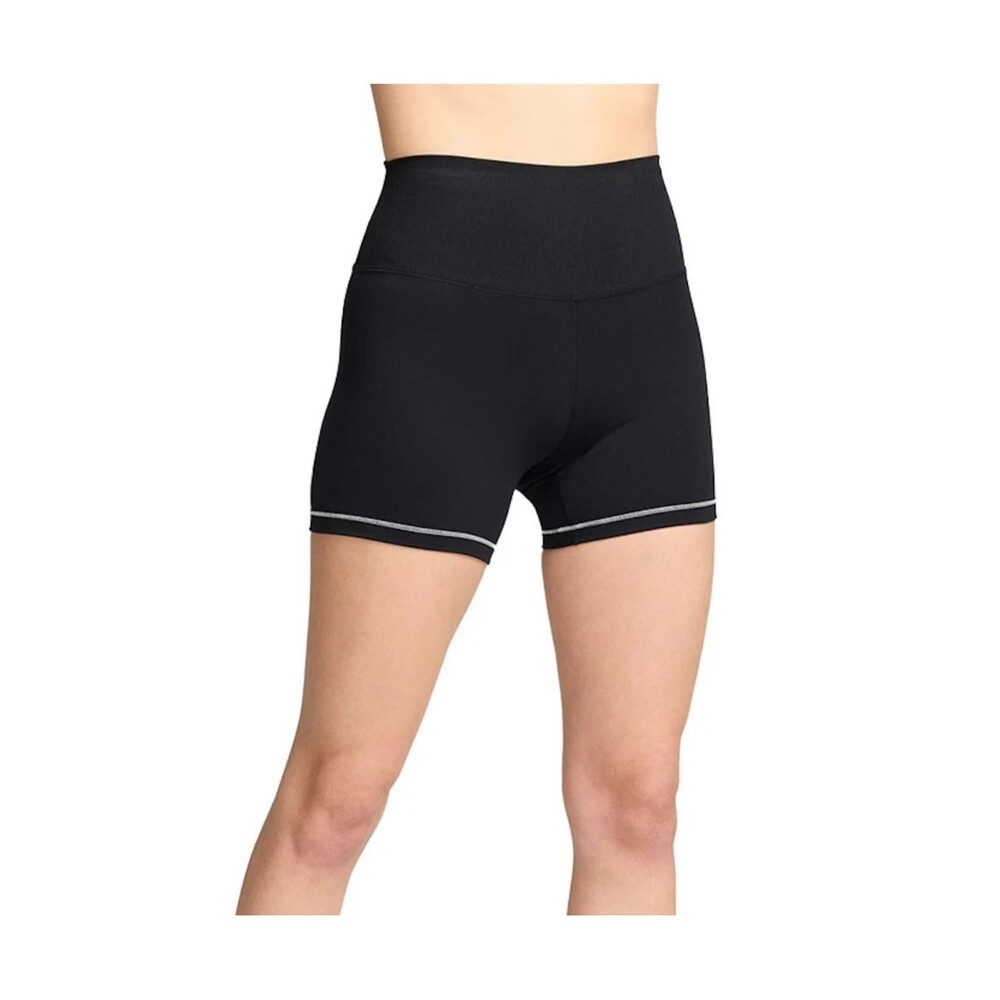 Nike Dri-FIT One Women’s Ribbed High-Rise 5" Biker Shorts Black Small NWT
